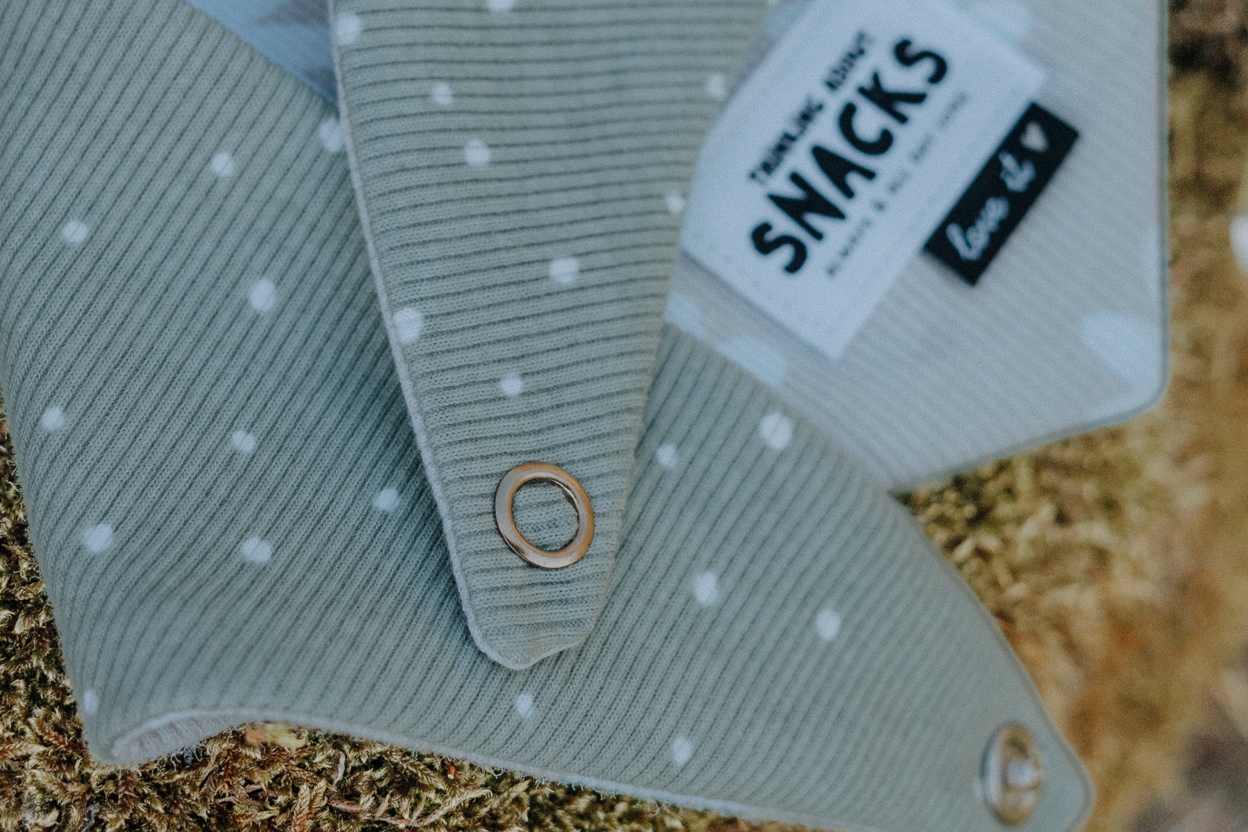 Wende-Hundehalstuch „Thinking about snacks“